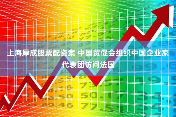 上海厚成股票配资案 中国贸促会组织中国企业家代表团访问法国
